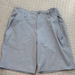 Under Armour Boys Light Gray Shorts